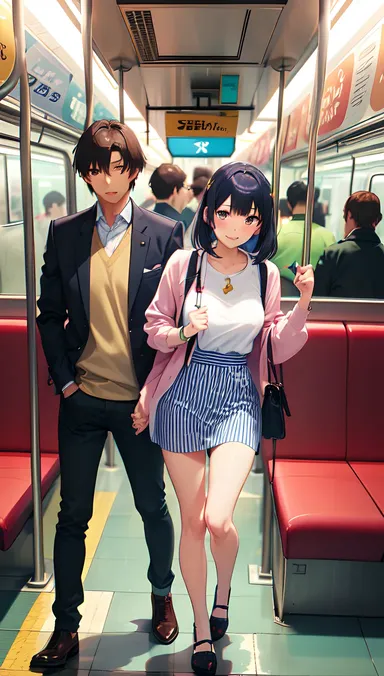 Haruka Sawamura's Subway Hentai Journey Begins -> Sawamura Haruka no subarashii hentai tabi ga hajimaru